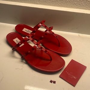 Authentic Valentino jelly sandals size 39